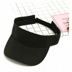 Visors 4 Pack Sun Sports Visor Hats Adjustable Hat Summer Cotton Cap - Style 3 - CE18TTCQ35M $30.78