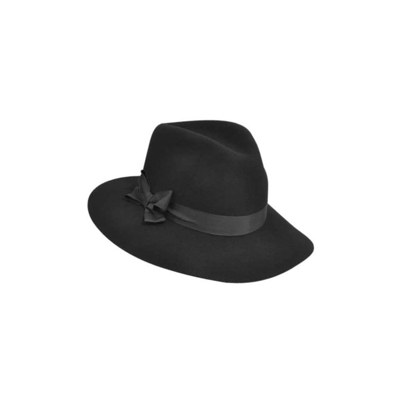 Fedoras Gwen Wide Brim Hat Black- S/M - CQ1187U94K9 $54.71
