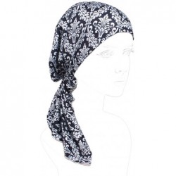 Skullies & Beanies Women's Chemo Hat Pre Tied Turban Head Scarves Headwear Beanie Coverings Summer - Multicolor - CH18XXWIW7T...