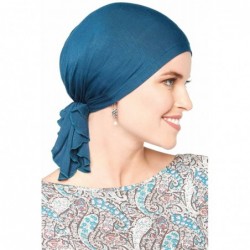 Skullies & Beanies Bamboo Large Slip-On Pre-Tied Scarf-Caps for Women with Chemo Cancer Hair Loss - CN18CLZOZ74 $29.73