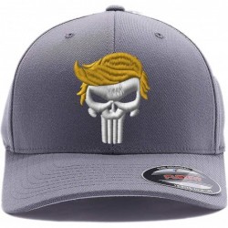Baseball Caps Custom Embroidered President 2020"Keep Your HAT Great. Punisher Trump 6277 Flexfit Hat. - Grey - CL18O8EGRZ5 $3...