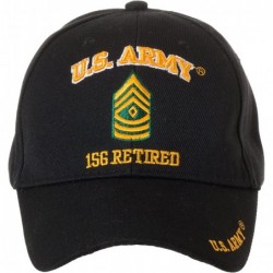 Baseball Caps Officially Licensed US Army Retired Baseball Cap - Multiple Ranks Available! - First Sergeant - CT1885U8446 $26.43