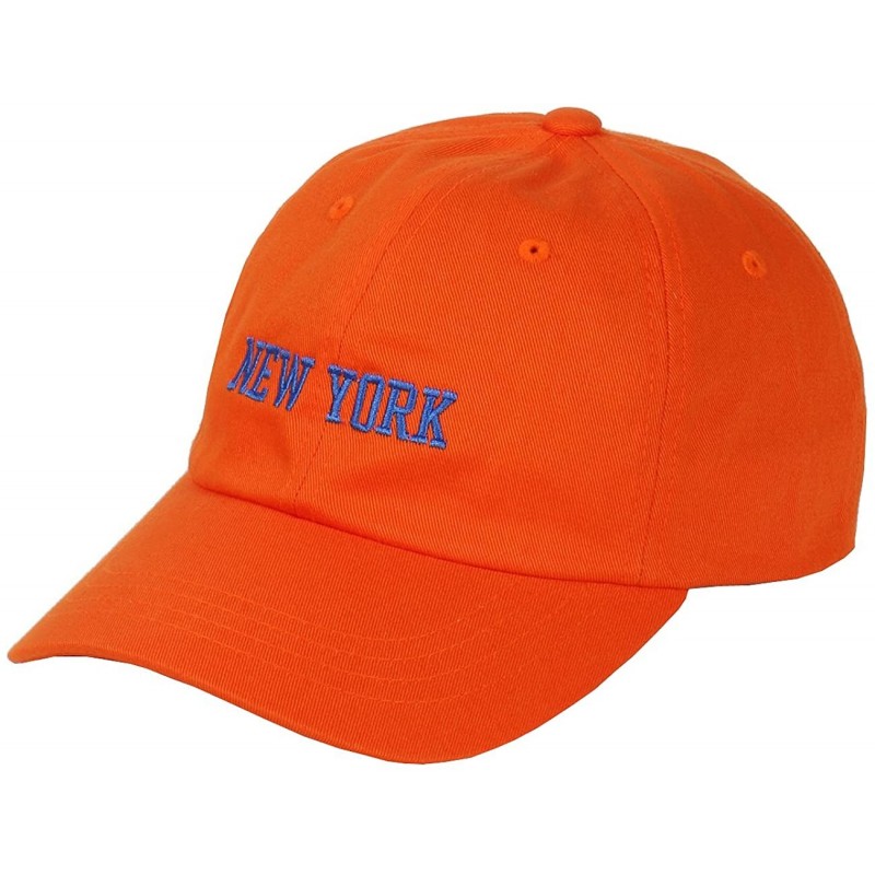 Baseball Caps Plain Animal Snakeskin PU Leather Strapbacks Hat (Black/Brown) - Orange/Royal2 - CS1283ET7JV $23.38