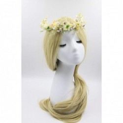 Headbands Flower Garland Crown Wreath Boho Floral Headband Halo Headpiece with Adjustable Ribbon for Wedding Party (5) - 5 - ...