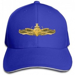 Baseball Caps Unisex US Navy Surface Warfare Officer Fashion Peaked Cap Baseball Cap For Travel/Sports - Royalblue - CN18CUEU...