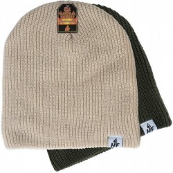 Skullies & Beanies Winter Beanies - Warm Knit Men's and Women's Snow Hats/Caps - Unisex Pack/Set of 2 - CD18G3US5AD $30.62