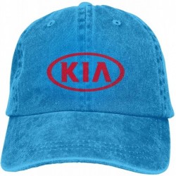 Baseball Caps Custom KIA_Car Logo Fashion Hat Cap for Men Black - Blue - C118SQRLTX4 $26.95