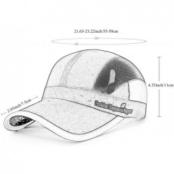 Baseball Caps Unisex Summer Running Cap Quick Dry Mesh Outdoor Sun Hat Stripes Lightweight Breathable Soft Sports Cap - CJ18D...