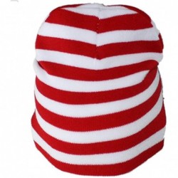 Skullies & Beanies Beanie Men Women - Unisex Cuffed Skull Knit Winter Hat Cap - Usa Flag - C618L4STYDS $18.71
