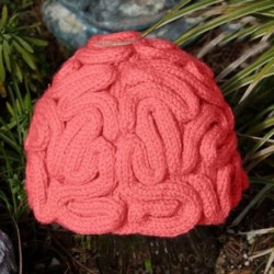 Skullies & Beanies Brain Knitted Hat for Teens Kids- Handmade Knitted Personality Adults Crochet Halloween Beanie Cool Cerebr...