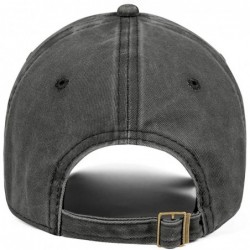 Baseball Caps Unisex Classic Baseball Hat Cowboy Old Retro Style Cap Black - Blacn - CN18TN8KM3E $29.07