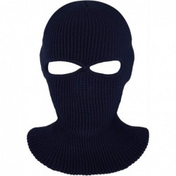 Balaclavas 2 Holes Full Face Cover Knitted Balaclava Face Mask Winter Ski Mask for Winter Adult Supplies - Color 2 - C918XDT6...