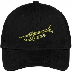 Baseball Caps Trumpet Embroidered Cotton Adjustable Ball Cap - Black - CB12MAZ522F $35.90