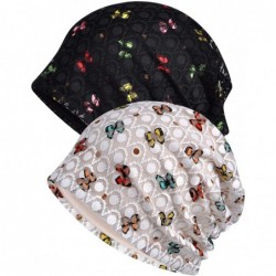 Skullies & Beanies Women's Baggy Slouchy Beanie Chemo Hat Cap Scarf - 2 Pack-t - CI18RA0MUIE $30.18