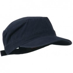 Baseball Caps Garment Washed Adjustable Army Cap - Navy - CV11UU7GS79 $22.78