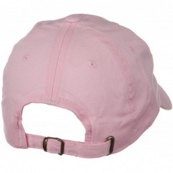 Baseball Caps Low Profile Light Weight Brushed Cap - Pink - CA1153M41R5 $19.10