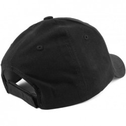 Baseball Caps Military Tactical Hook Front Patch Blank Cotton Adjustable Baseball Cap - Black - CQ186LQHDR4 $23.54