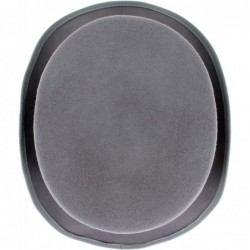 Fedoras Crushable Top Hat Soft Men's 100% Wool Felt in Black and Grey (Medium- Grey) - CV18093GOCQ $27.69