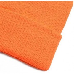 Skullies & Beanies Men's Thinsulate Acrylic Cuff Knit Hat - Blaze Orange Outdoor Hunting Camouflage - Blaze Orange Acrylic - ...