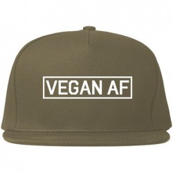Baseball Caps Vegan AF Vegetarian Snapback Hat Cap - CB1827OMSTY $43.76