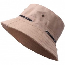 Baseball Caps Unisex Cotton Plain Color Fisherman Travel Hat Outdoor Quick Drying Foldable Sunlight Protection Visor Bucket H...