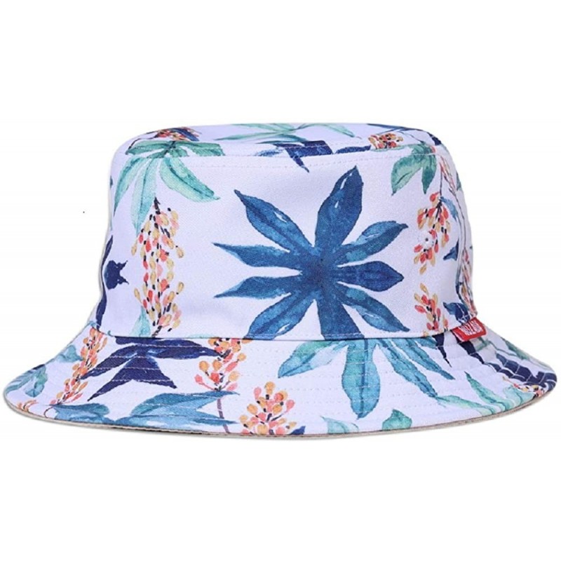 Bucket Hats Unisex Bucket Hat Reversible Fisherman Hat Packable Casual Travel Beach Sun Hats for Men Women Many Patterns - CT...