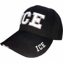 Baseball Caps I.C.E Immigration & Customs Enforcement Officer Gear- 3D Embroidered Baseball Cap Hat - CM17Y7DXMEA $21.93