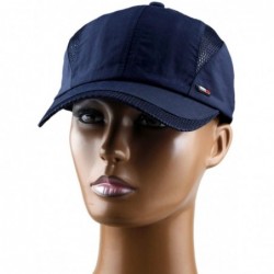 Baseball Caps Baseball Cap Hat-Running Golf Caps Sports Sun Hats Quick Dry Lightweight Ultra Thin - 12-navy Blue 2 - CL12I7KM...