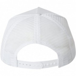 Baseball Caps Bride Trucker Hat - White and Pink Glitter - CV12NEOVRMW $30.53