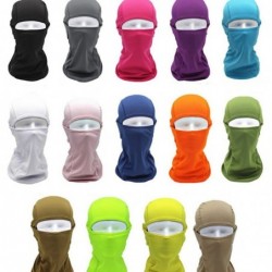 Balaclavas 7in1 Balaclava Face Mask Windproof Neck Warmer Breathable Hood Quick Dry Cycling Headgear - Yellow - CL18346HDCT $...