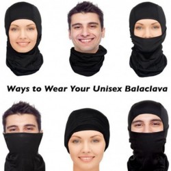 Balaclavas 7in1 Balaclava Face Mask Windproof Neck Warmer Breathable Hood Quick Dry Cycling Headgear - Yellow - CL18346HDCT $...