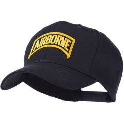 Baseball Caps Military Related Text Embroidered Patch Cap - Airborne - C911FITUD1B $33.15