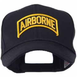 Baseball Caps Military Related Text Embroidered Patch Cap - Airborne - C911FITUD1B $33.15