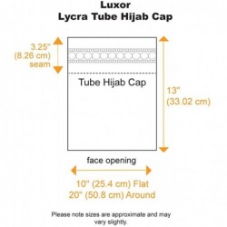 Skullies & Beanies Tube Hijab Under Scarf Fashion Chemo Caps - White - CJ18QHRADS4 $21.34