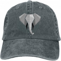 Baseball Caps Men's & Women's 3D Elephant Baseball Cap Vintage Washed Adjustable Funny Dad Hat - Deep Heather - CP18AOGEM9Y $...