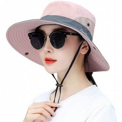 Sun Hats Women's Sun Hat Outdoor UV Protection Bucket Mesh Boonie Hat Adjustable Fishing Safari Cap Waterproof - CH18D8K2CE4 ...