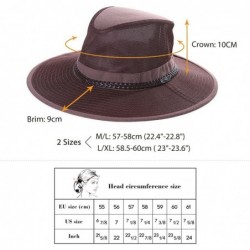 Sun Hats Crushable Breezer Outdoor - CI18RC7R5XE $42.68