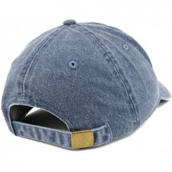 Baseball Caps Feminist Embroidered Washed Cotton Adjustable Cap - Navy - CA12IFNRBPH $25.17
