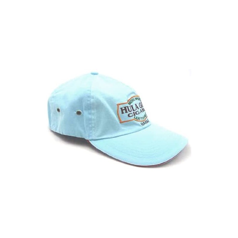 Baseball Caps Cigar Logo Hat with Secret Pocket Closed Back Deluxe - Turquoise - C7115KN6SZF $34.23