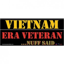 Baseball Caps Vietnam ERA Veteran Cap and BCAH Bumper Sticker Embroidered Mens Military Hat - Vietnam Era 1960-1975 - CQ129I6...