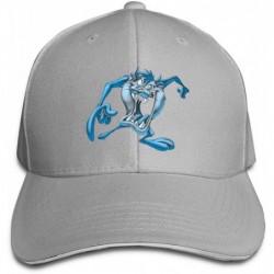 Baseball Caps Looney Tunes Tasmanian Devil Taz Outdoor Baseball Cotton Cap Hat Adjustable Black - Gray - CB18XCXZUAD $31.53