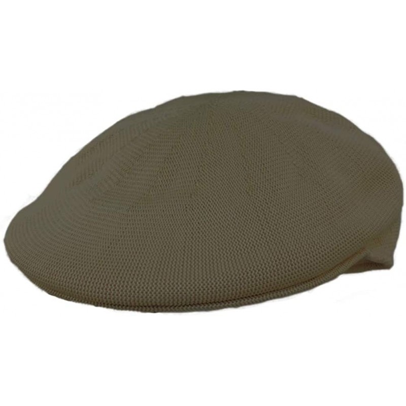 Newsboy Caps Mens Knitted Polyester Ivy Ascot Newsboy Hat Cap Brown - CJ115W07ZRL $13.95