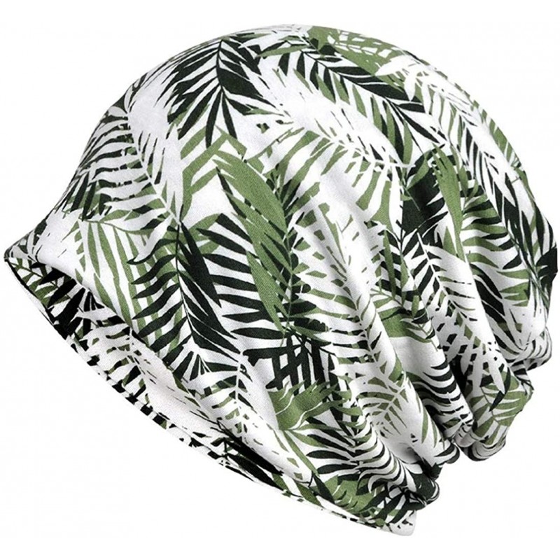 Skullies & Beanies Chemo Cancer Sleep Scarf Hat Cap Cotton Beanie Lace Flower Printed Hair Cover Wrap Turban Headwear - C1196...