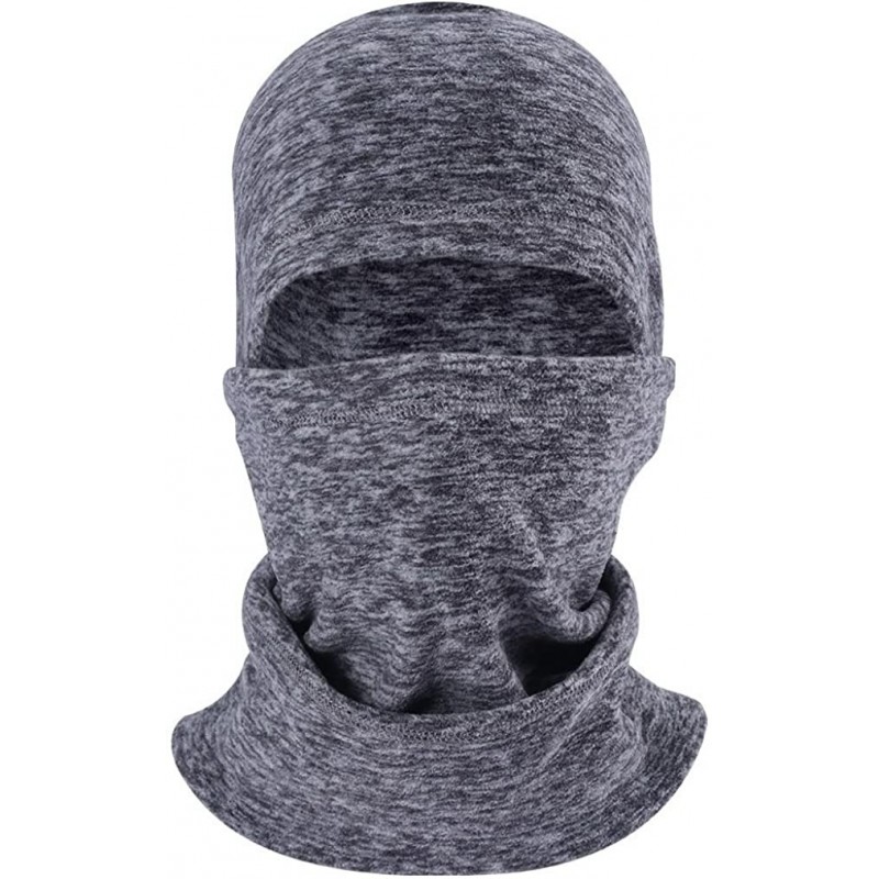 Balaclavas Balaclave Fleece Windproof Ski Mask Face Mask Tactical Hood Neck Warmer - Heather Grey-polar Fleece - CO18907NDLK ...