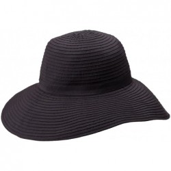 Fedoras Womens Janet Resort Sun Hat - Black - CA18045MRN9 $77.47