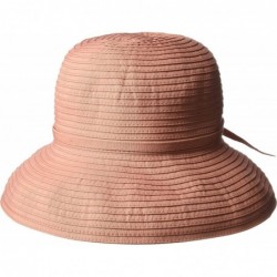 Sun Hats Women's Ribbon Crusher Hat - Rose - CL18L0MGYU8 $53.38