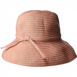 Sun Hats Women's Ribbon Crusher Hat - Rose - CL18L0MGYU8 $37.49