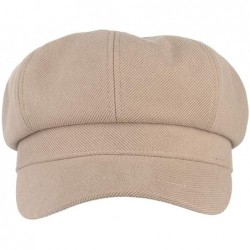 Newsboy Caps Women Fashion Newsboy Cap Twill Corduroy Octagonal Beret Visor Gatsby Cabbie Hat Casual Autumn Winter Hats - CU1...