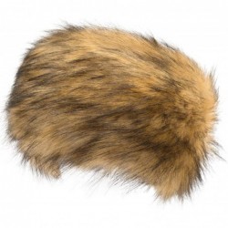 Skullies & Beanies Faux Fur Cossack Russian Style Hat for Ladies Winter Hats for Women - Natural - CU18Y386QGL $29.27