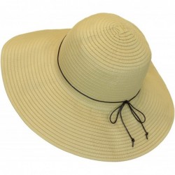 Sun Hats Packable Ribbon Crusher Sun Hat- 4 in. Shapeable Brim- SPF UPF 50 UV Protection - Beige - C012E9ZNNQ1 $35.22